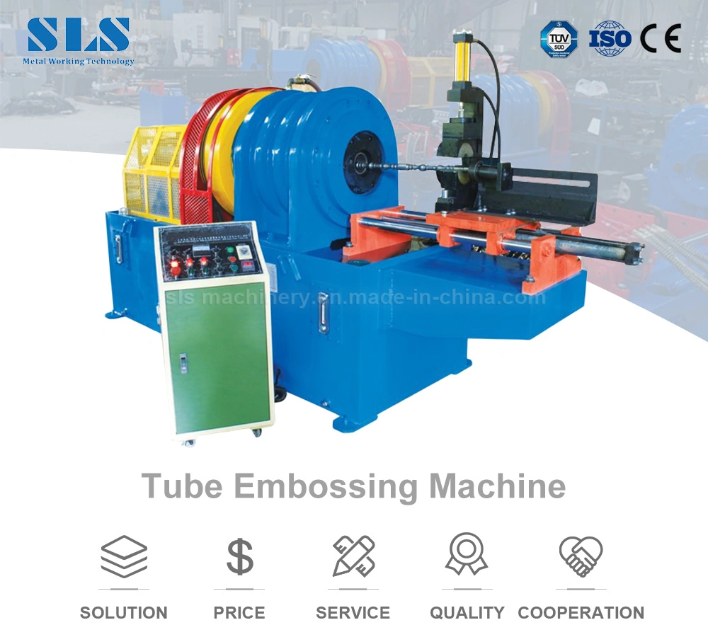 Te-76y Type Ss Baluster Cold Swaging Tube Rolling Pipe Embossing Machine