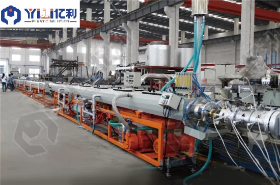 HDPE PE PP PPR машина для производства труб пластиковая линия для производства энергетических труб для орошения воды